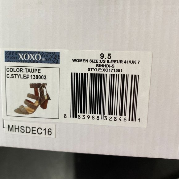 XOXO Bini Strappy Block Heel Shoe - Picture 3 of 5